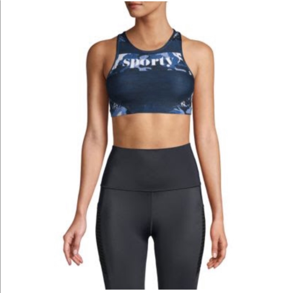 Nordstrom Wear it to Heart camouflage print sports bra